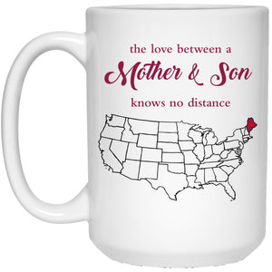 Rhode Island Maine The Love Between Mother And Son Mug - Mug Teezalo