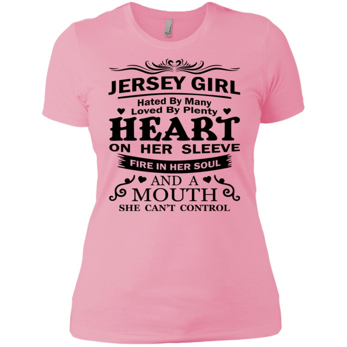 Jersey Girl Hated By Many Loved By Plenty Hoodie - Hoodie Teezalo