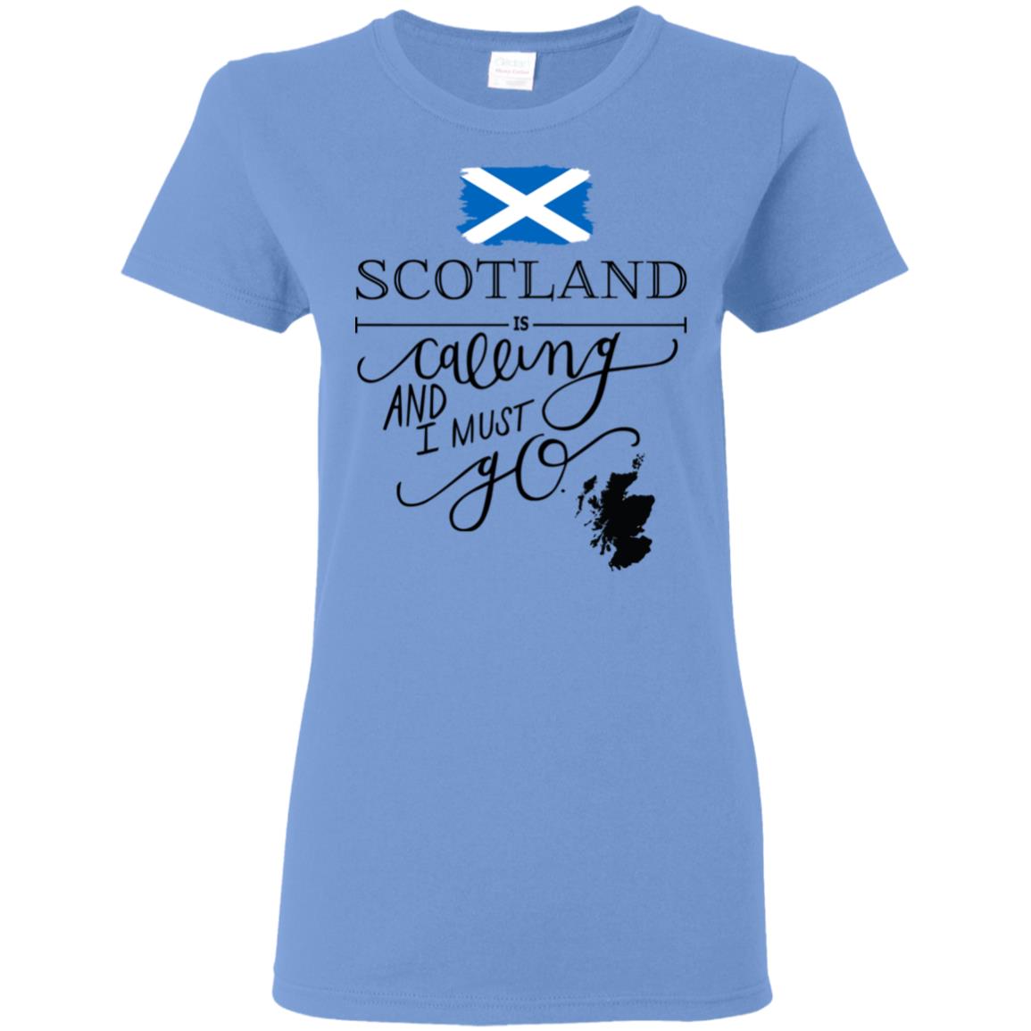 Scotland Is Calling And I Must Go T-Shirt - T-shirt Teezalo