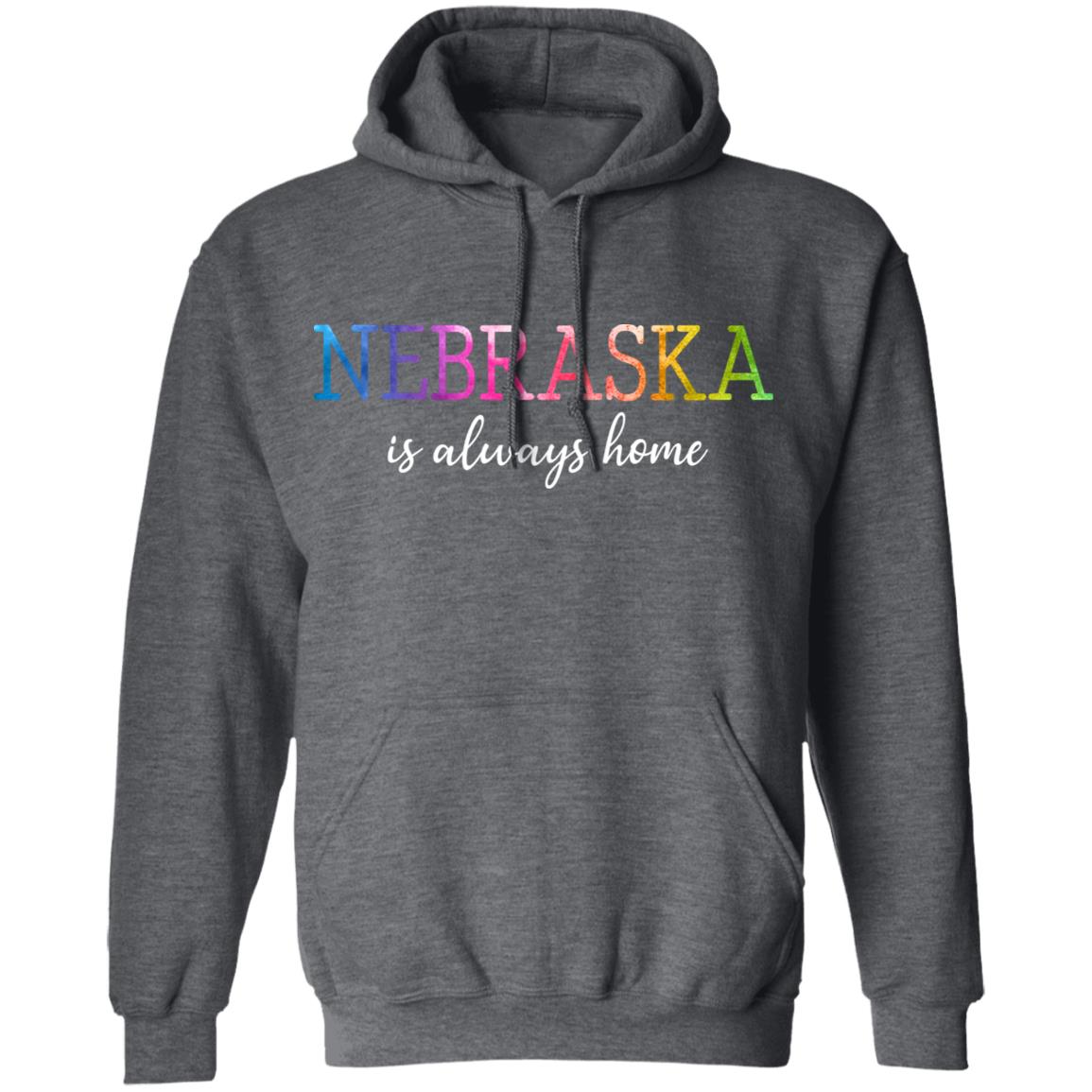 Nebraska Is Always Home T-Shirt - T-shirt Teezalo
