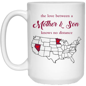 Minnesota Nevada The Love Between Mother And Son Mug - Mug Teezalo