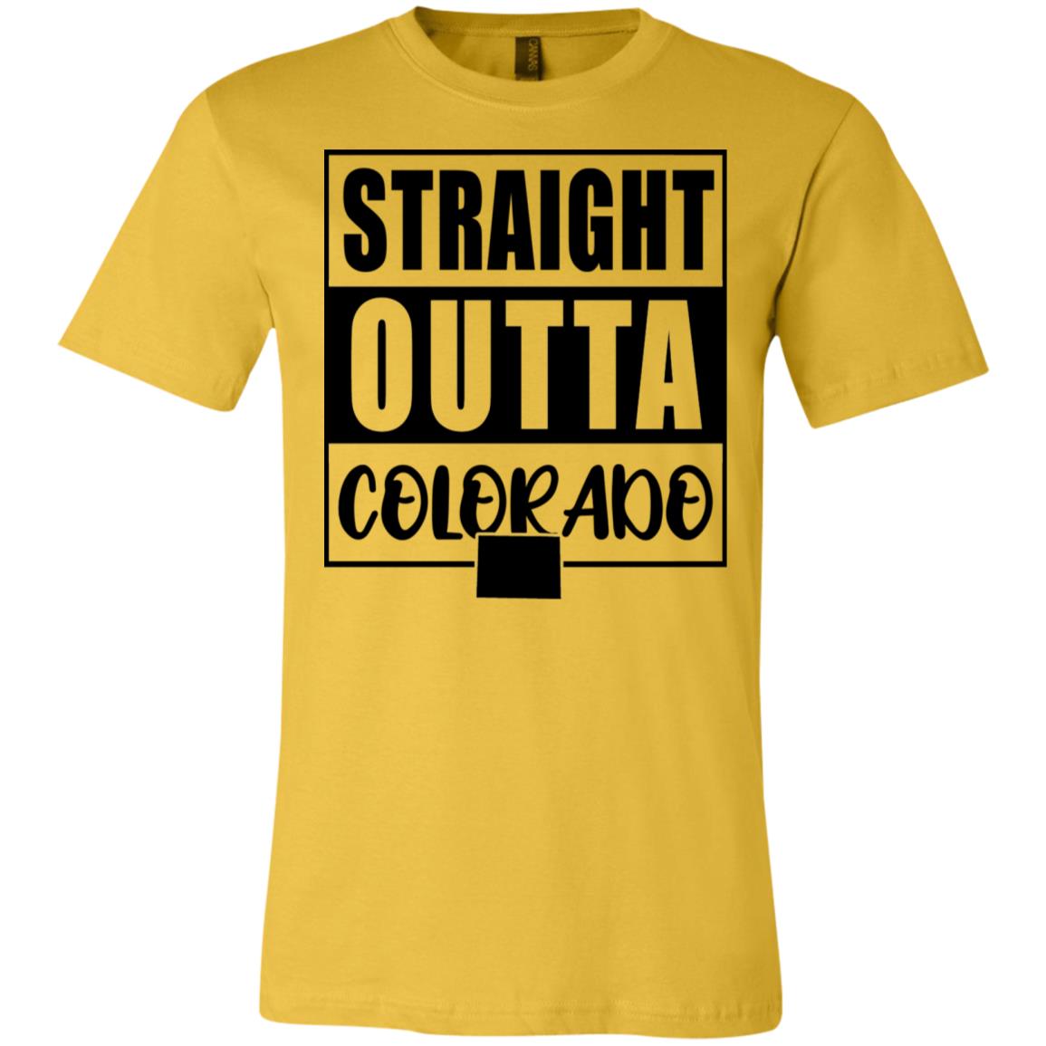 Straight Outta Colorado T-Shirt - T-shirt Teezalo