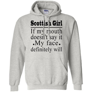 Scottish Girl My Face Definitely Will T-Shirt - T-shirt Teezalo