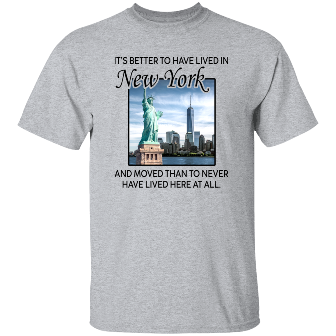 It's Better To Have Lived In New York Than Moved T-Shirt - T-shirt Teezalo