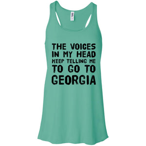 The Voices In My Head Telling To Georgia T-Shirt - T-shirt Teezalo