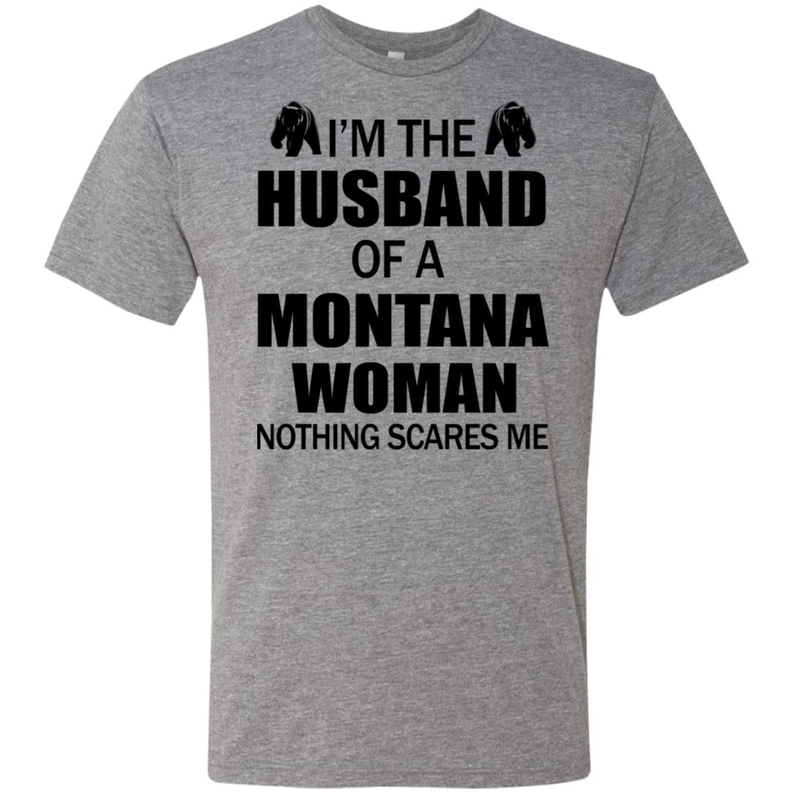 I'm The Husband Of A Montana Woman T-Shirt - T-shirt Teezalo