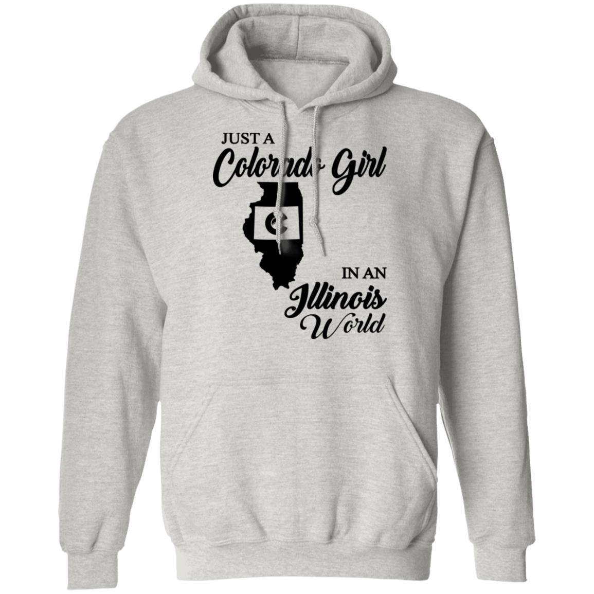 Just A Colorado Girl In An Illinois  World T-shirt - T-shirt Teezalo