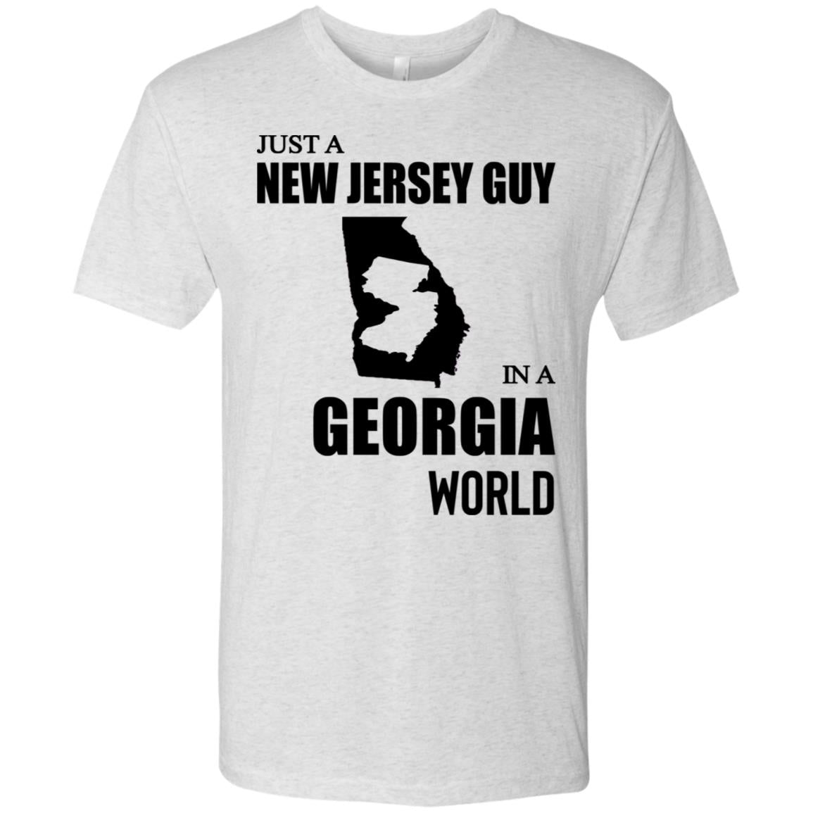 Just A New Jersey Guy In A Georgia World T-Shirt - T-shirt Teezalo