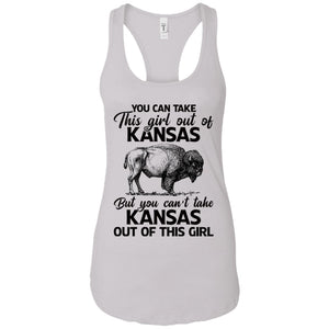 You Can't Take Kansas Out Of This Girl T Shirt - T-shirt Teezalo