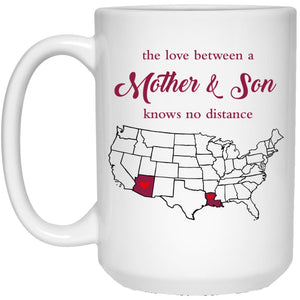 Arizona Louisiana The Love Between Mother And Son Mug - Mug Teezalo