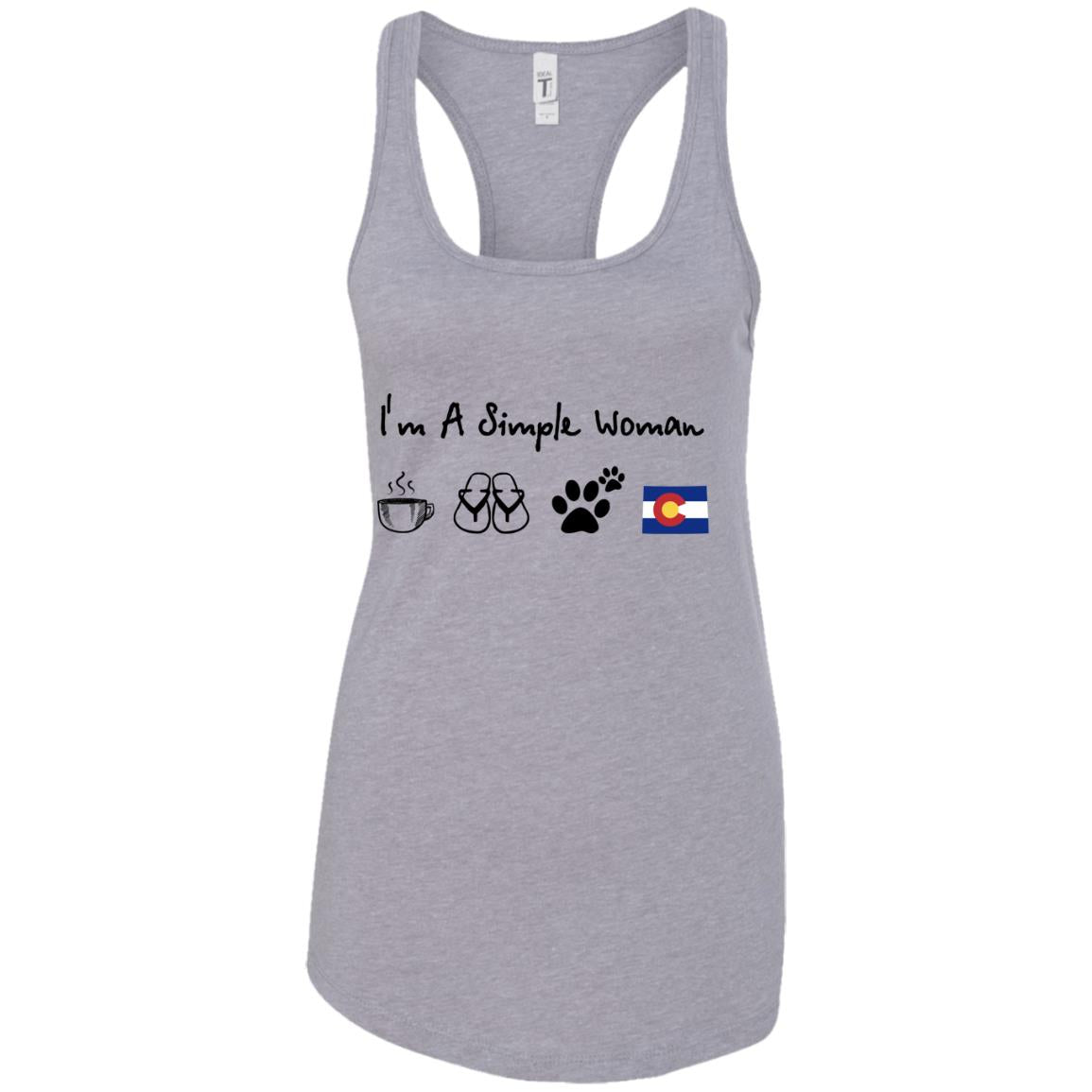 Colorado I'm A Simple Woman Coffee Hoodie - Hoodie Teezalo