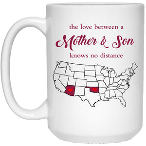 Arizona Oklahoma The Love Between Mother And Son Mug - Mug Teezalo
