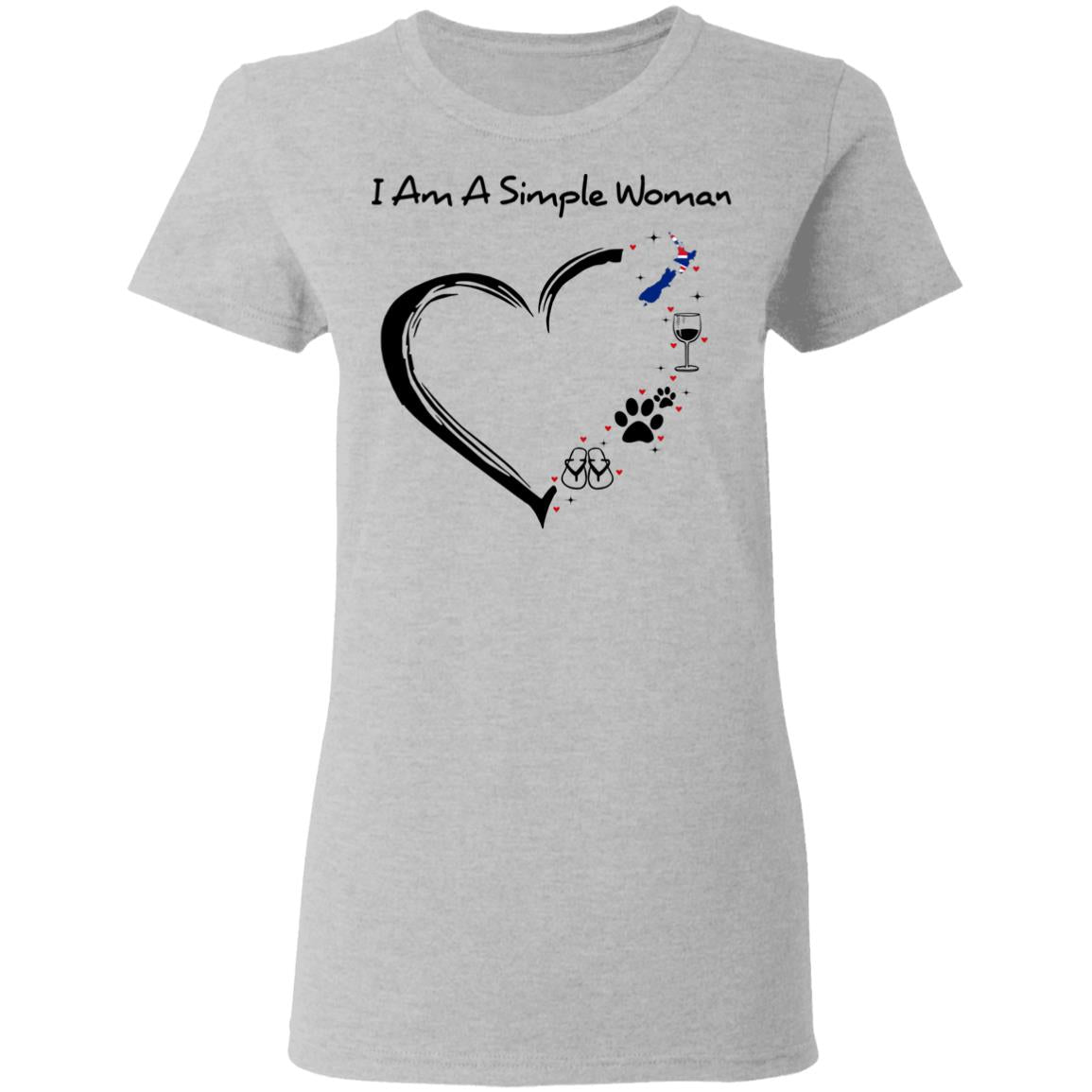 New Zealand I'm A Simple Woman Hoodie - Hoodie Teezalo