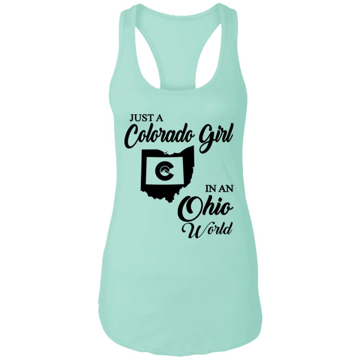 Just A Colorado Girl In An Ohio World T-shirt - T-shirt Teezalo