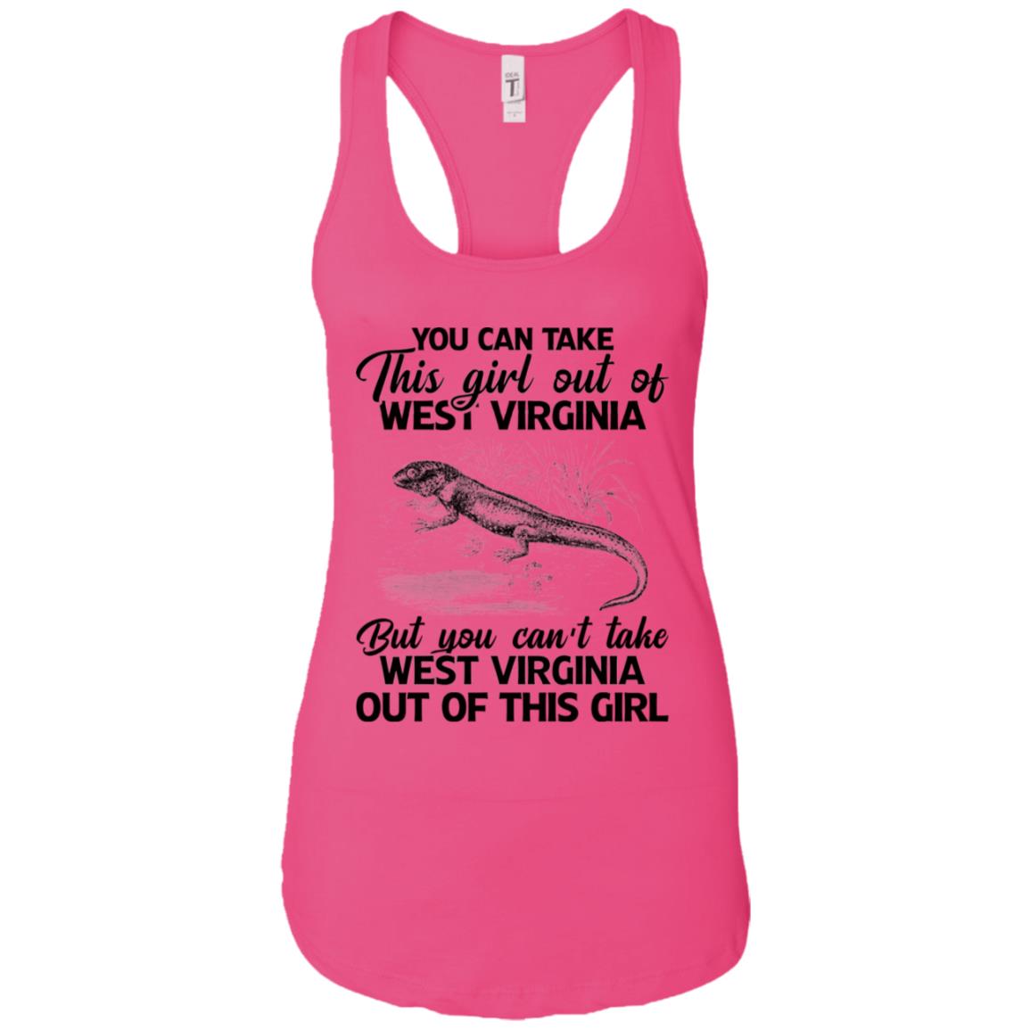 You Can't Take West Virginia Out Of This Girl T Shirt - T-shirt Teezalo