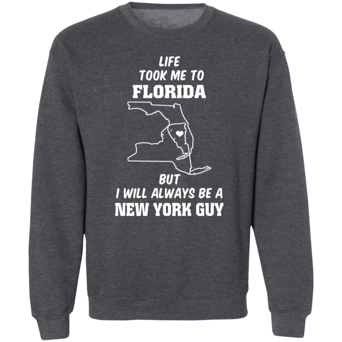 Life Took Me To Florida Always Be A New York Guy T-Shirt - T-shirt Teezalo
