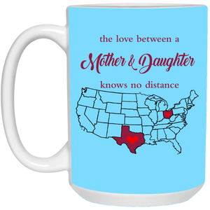 Ohio Texas The Love Mother And Daughter Mug - Mug Teezalo