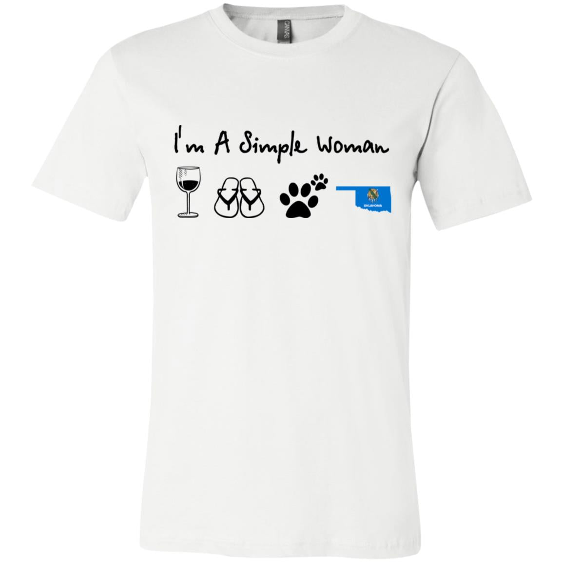 Oklahoma I'm A Simple Woman Hoodie - Hoodie Teezalo