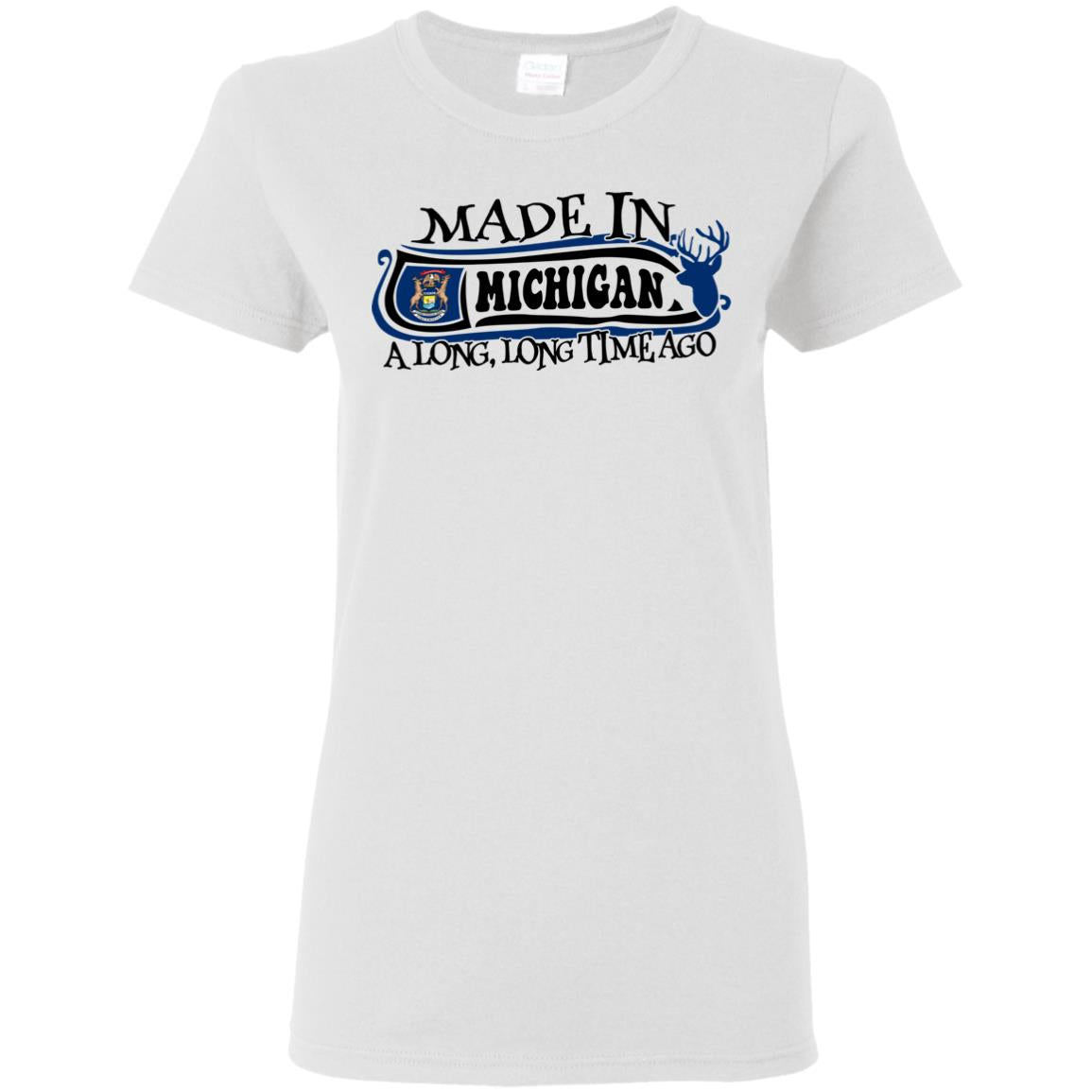 Made In Michigan A Long Long Time Ago T-Shirt - T-shirt Teezalo