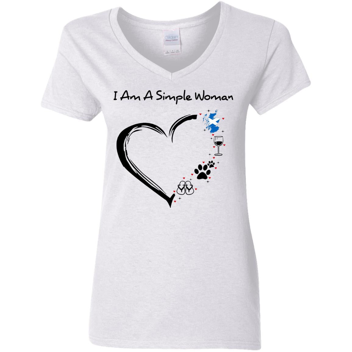 Scotland I Am A Simple Woman Hoodie - Hoodie Teezalo