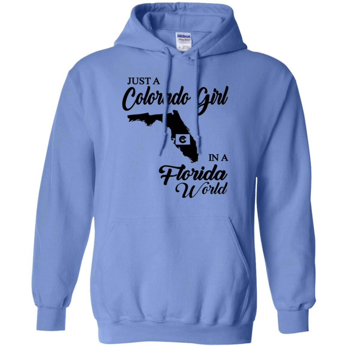 Just A Colorado Girl In A Florida World T-Shirt - T-shirt Teezalo