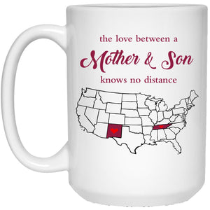 Tennessee New Mexico The Love Between Mother And Son Mug - Mug Teezalo