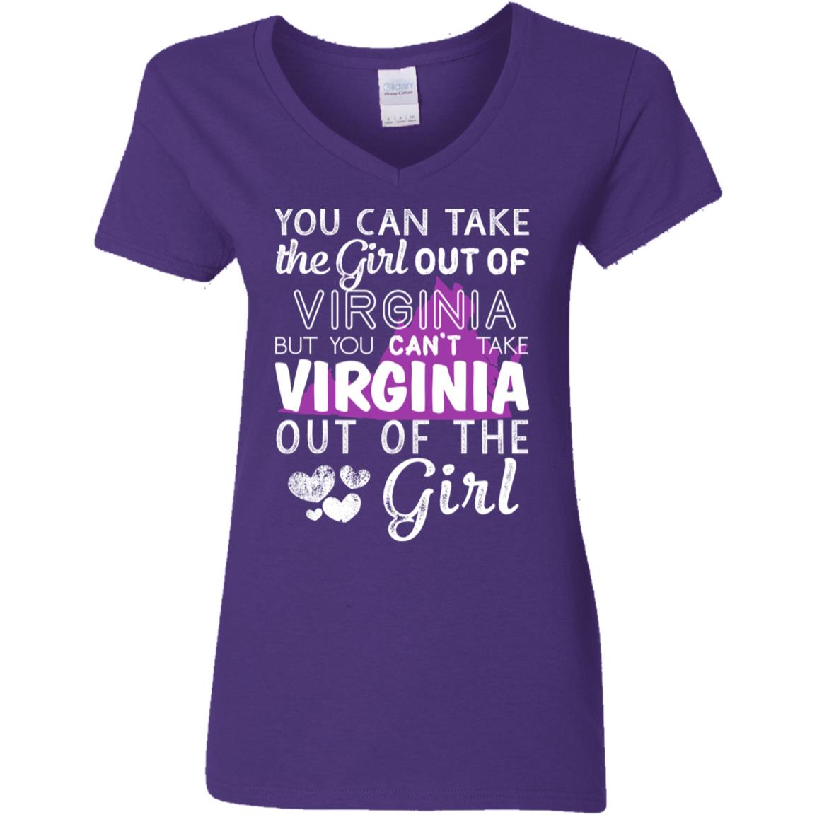 You Can't Take Virginia Out Of The Girl Hoodie - Hoodie Teezalo