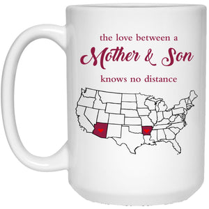 Arkansas Arizona The Love Between Mother And Son Mug - Mug Teezalo