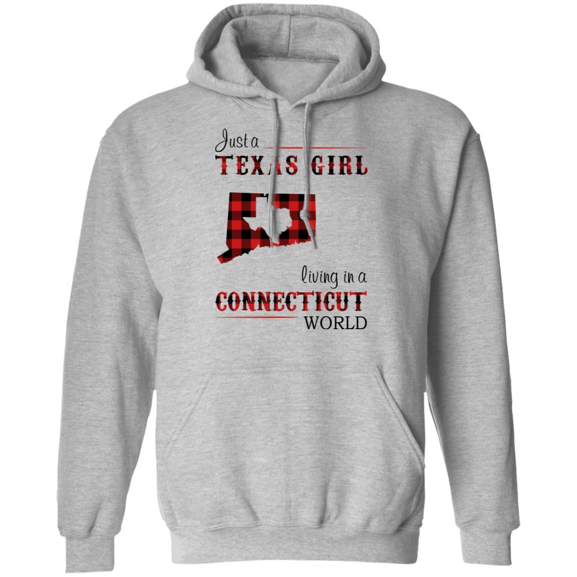 Just A Texas Girl Living In A Connecticut World T- Shirt - T-shirt Teezalo