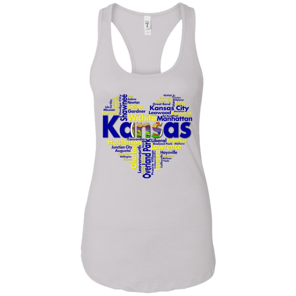 Kansas City Heart T Shirt - T-shirt Teezalo