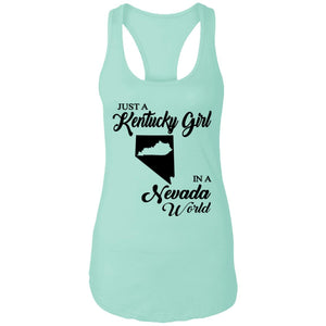 Just A Kentucky Girl In A Nevada World T-Shirt - T-shirt Teezalo