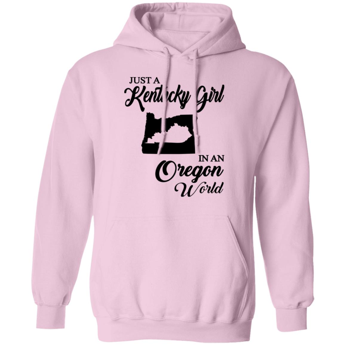 Just A Kentucky Girl In An Oregon World T-Shirt - T-shirt Teezalo