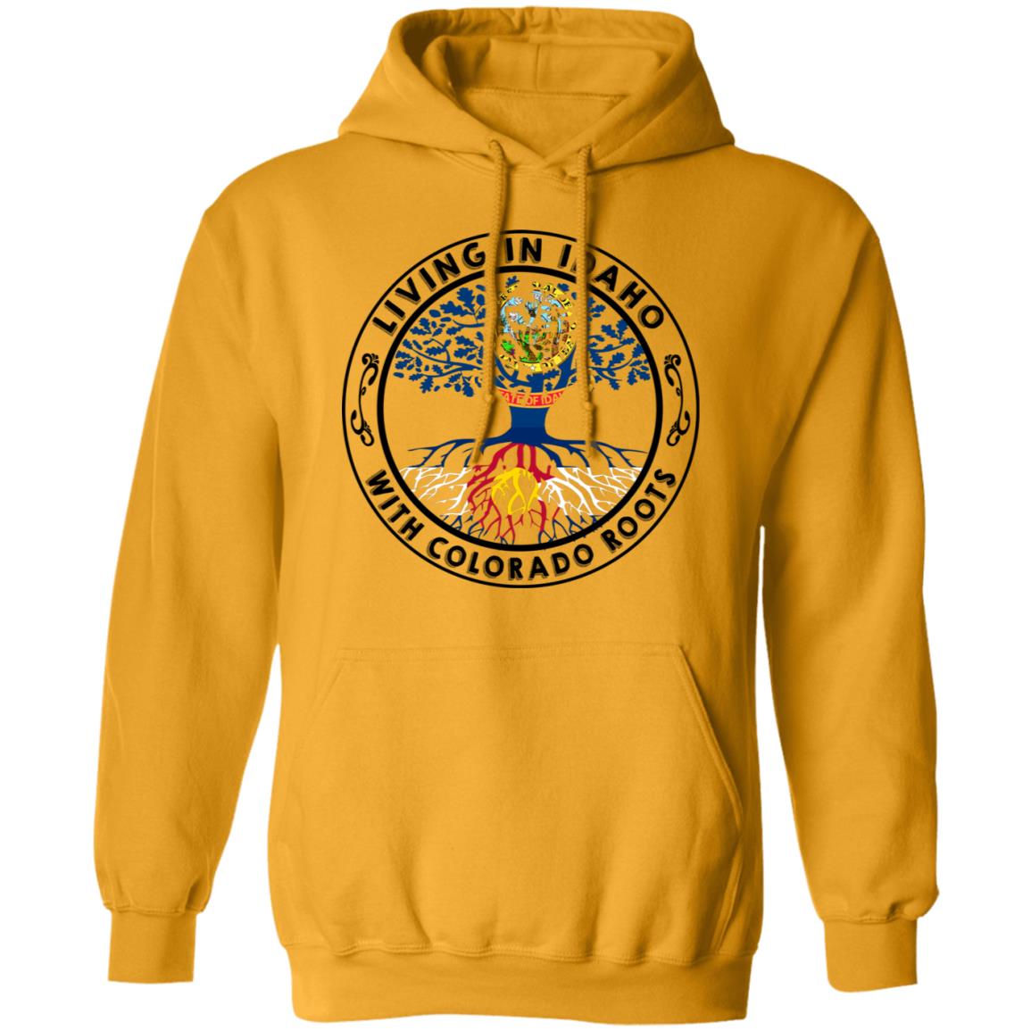 Living In Idaho With Colorado Roots Hoodie - Hoodie Teezalo