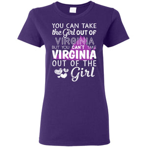 You Can't Take Virginia Out Of The Girl Hoodie - Hoodie Teezalo