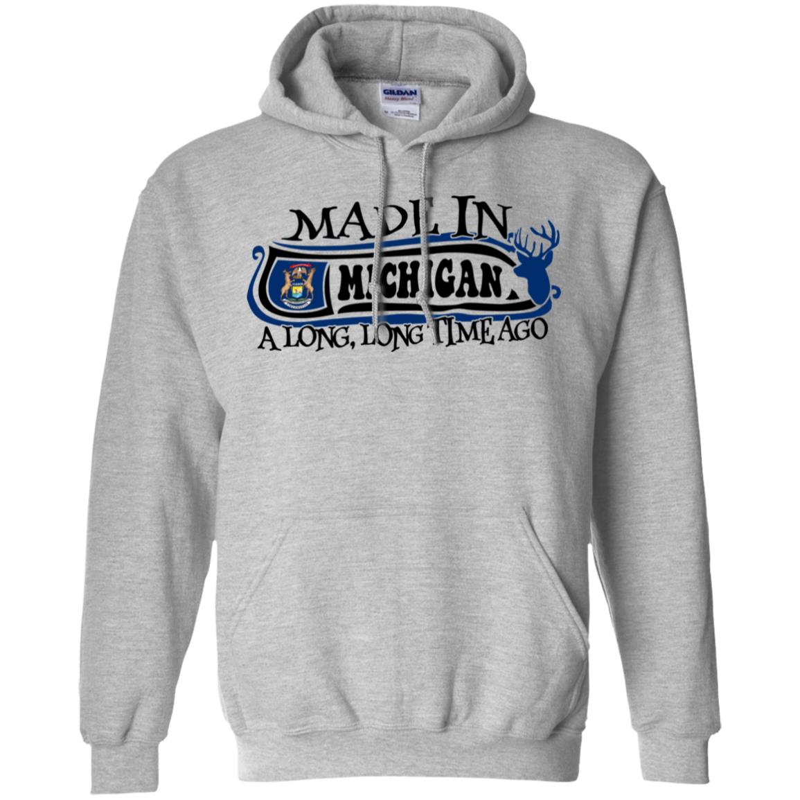 Made In Michigan A Long Long Time Ago T-Shirt - T-shirt Teezalo