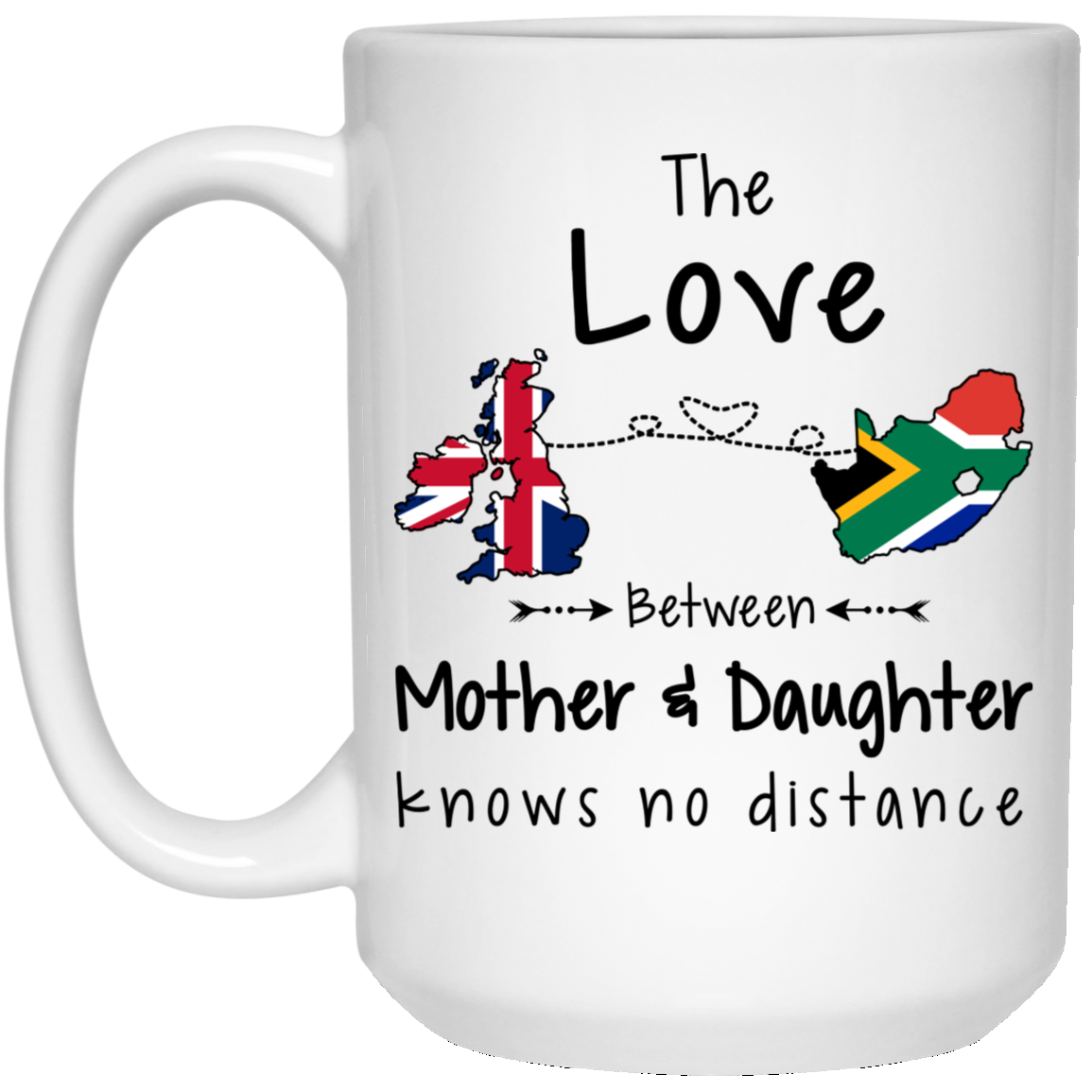 South Africa Uk The Love Mom And Daughter Mug - Mug Teezalo