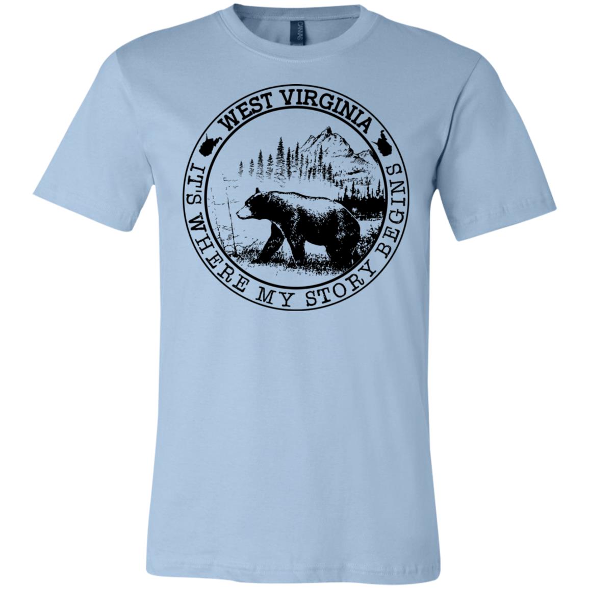 West Virginia It's Where My Story Begins Hoodie - Hoodie Teezalo