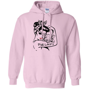 Pig Lady Hoodie - Hoodie Teezalo