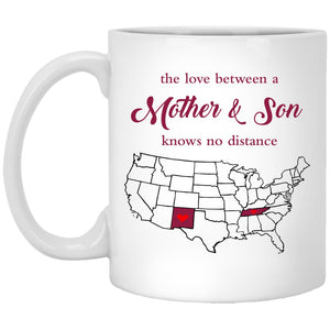 Tennessee New Mexico The Love Between Mother And Son Mug - Mug Teezalo
