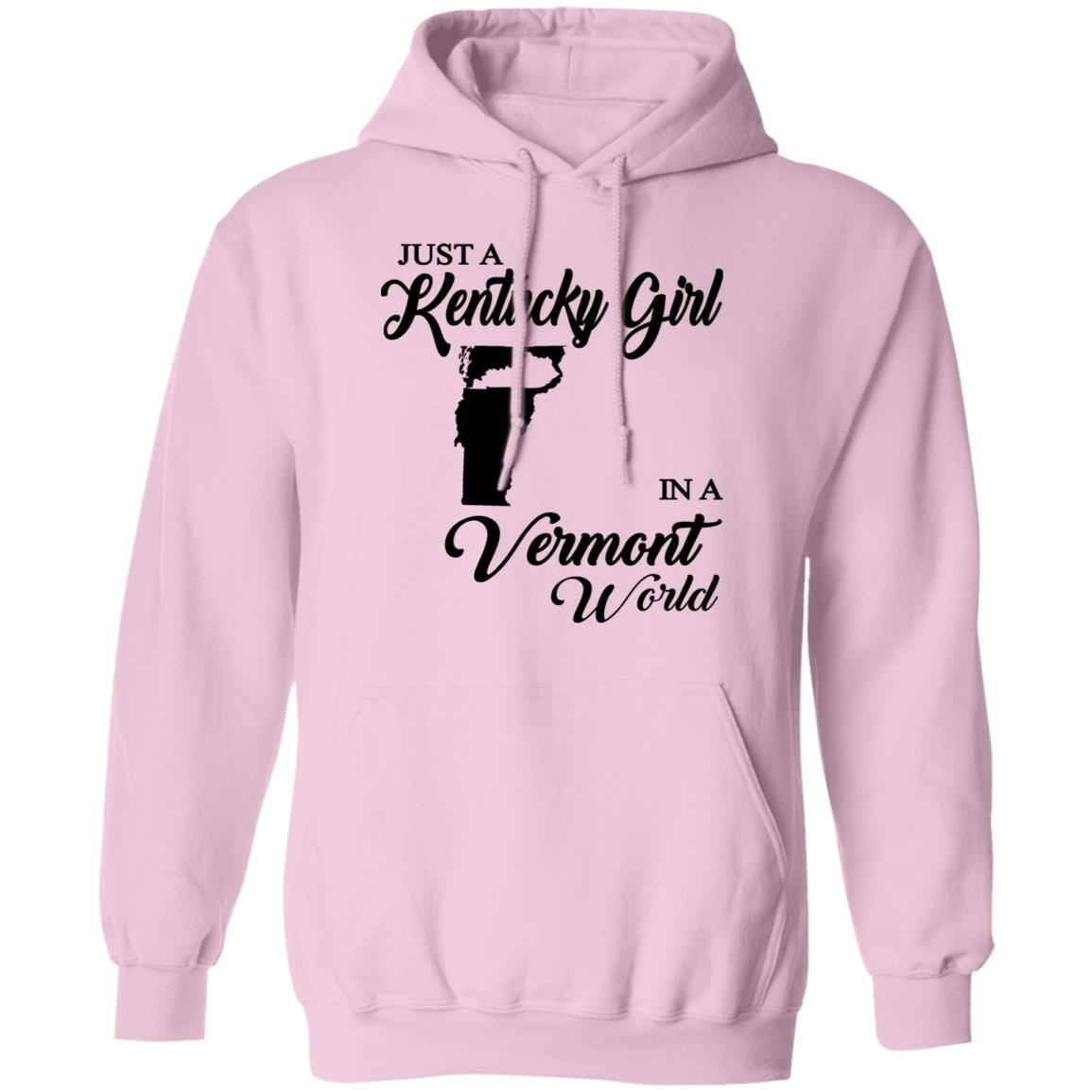 Just A Kentucky Girl In A Vermont World T-Shirt - T-shirt Teezalo