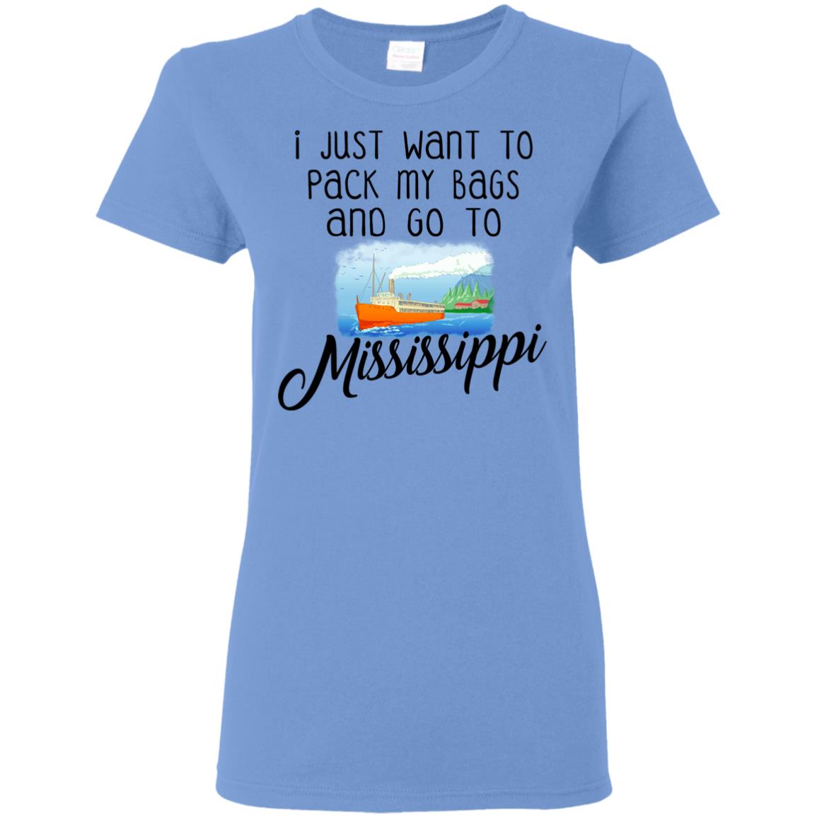 I Just Want To Pack My Bags And Go To Mississippi Hoodie - Hoodie Teezalo