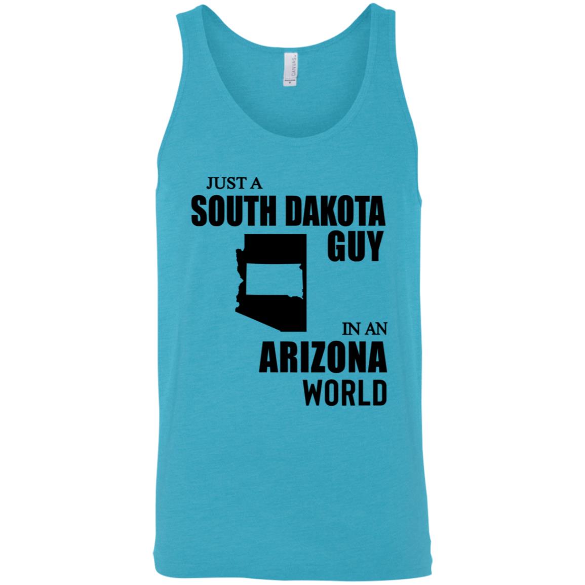 Just A South Dakota Guy In An Arizona World Hoodie - Hoodie Teezalo