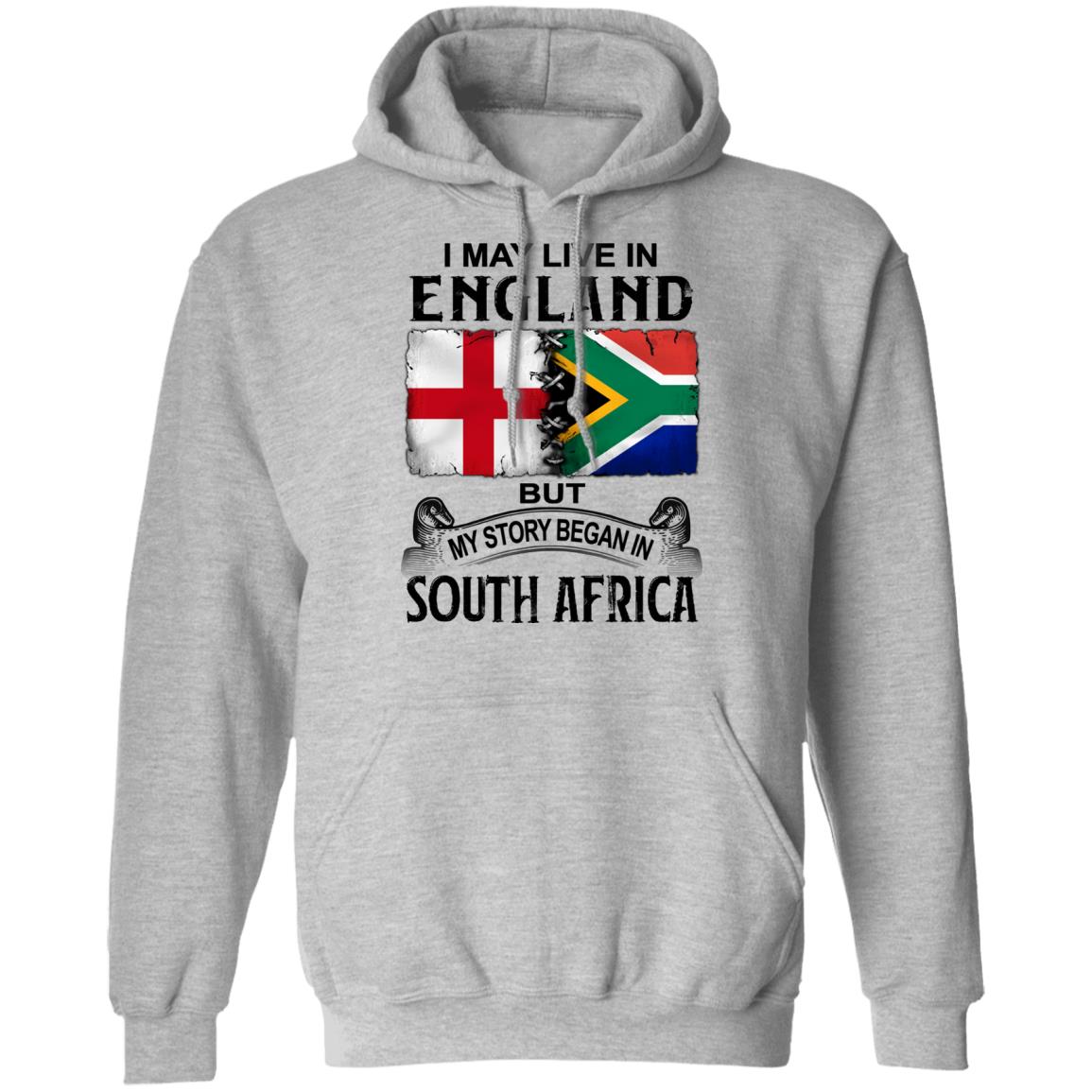 Live In England But My Story Began In South Africa T-Shirt - T-shirt Teezalo