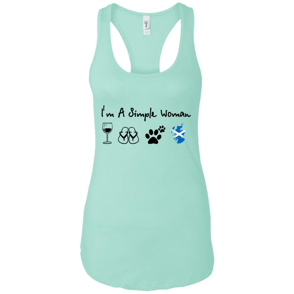 Scotland I'm Just A Simple Woman T-Shirt - Hoodie Teezalo