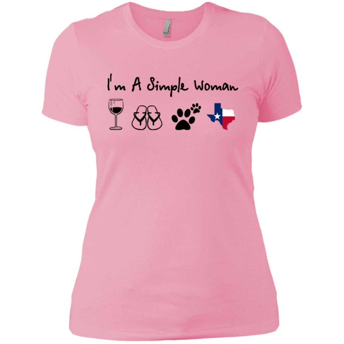 Texas I'm A Simple Woman Hoodie - Hoodie Teezalo