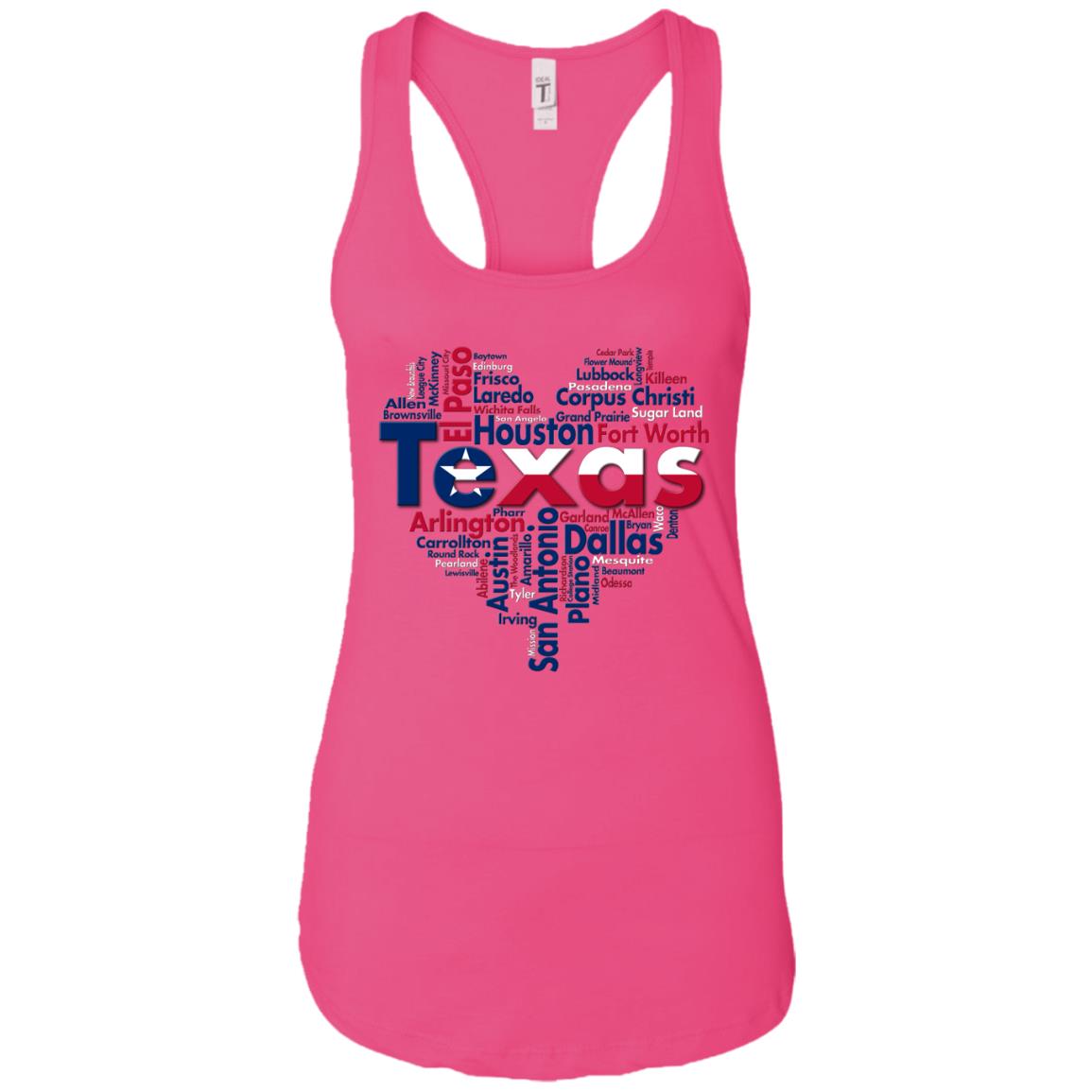 Texas City Heart T- Shirt - T-shirt Teezalo