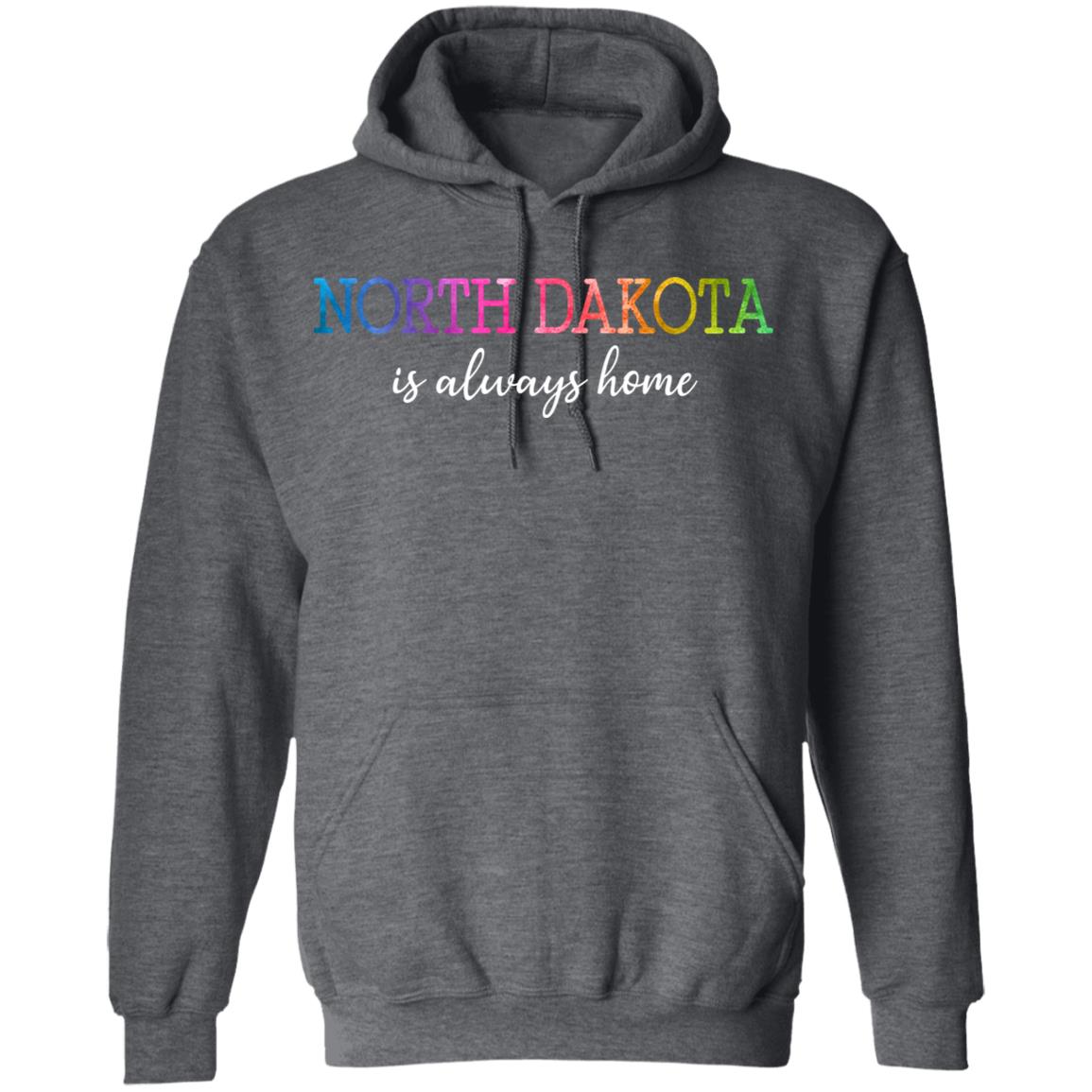 North Dakota Is Always Home T Shirt - T-shirt Teezalo