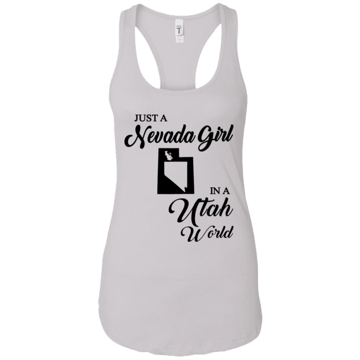 Just A Nevada Girl In An Utah World T-Shirt - T-shirt Teezalo