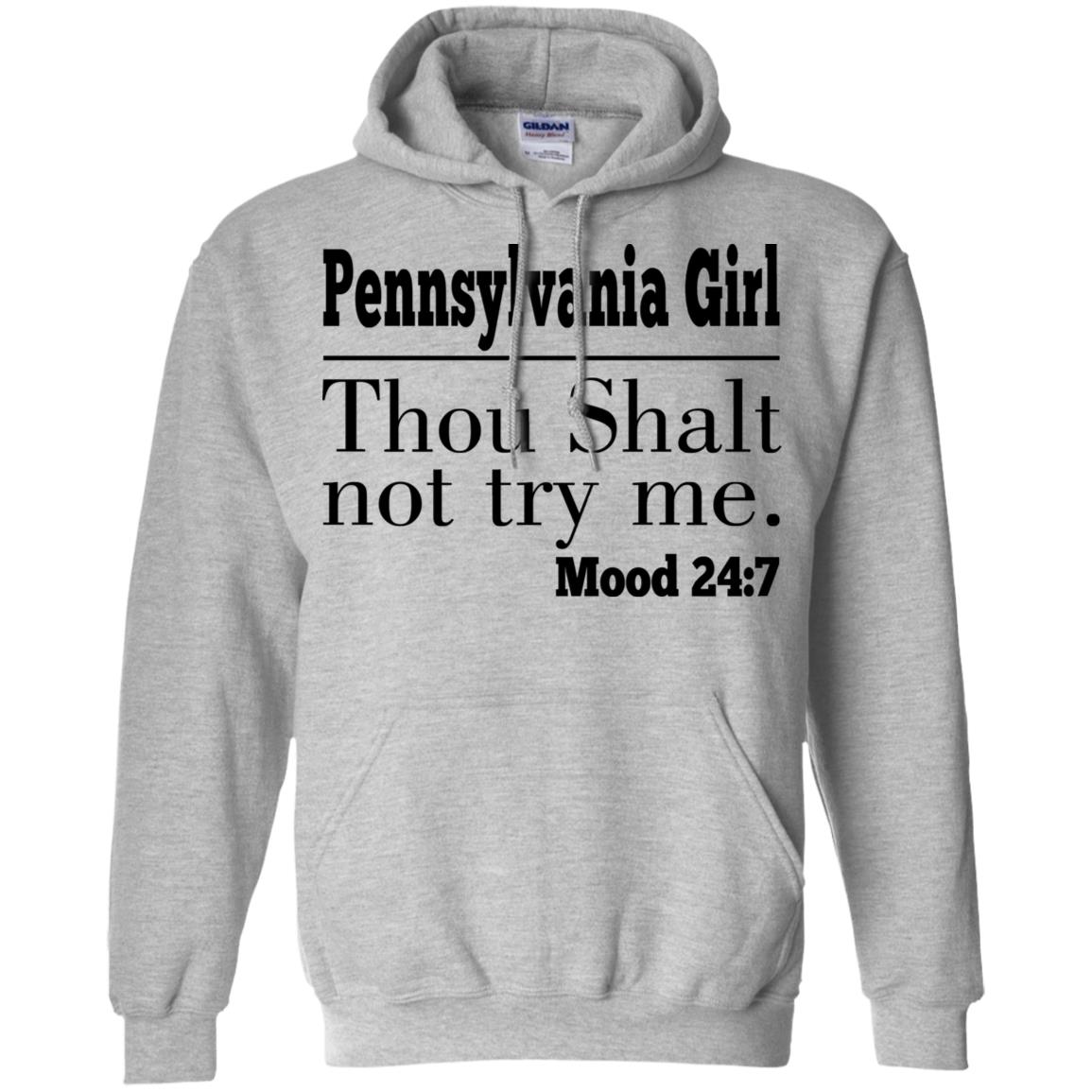Pennsylvania Girl Thou Shalt Not Try Me T-Shirt - T-shirt Teezalo