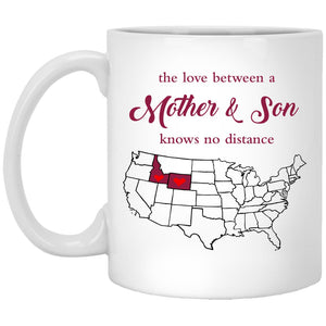 Wyoming Idaho The Love Between Mother And Son Mug - Mug Teezalo